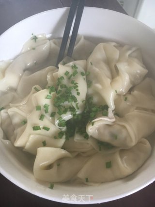 素馅馄饨的做法