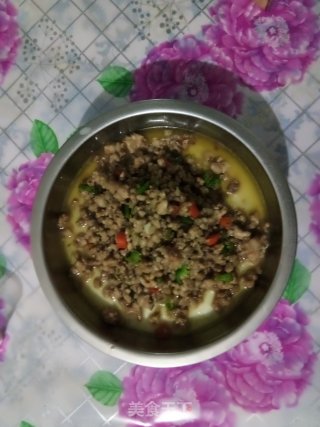 肉末鸡蛋羹的做法