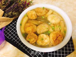 粉丝油面筋汤的做法