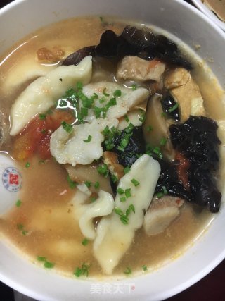鱼&肉双鲜面脚板的做法