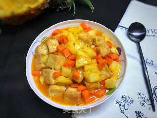 菠萝咕噜豆腐的做法