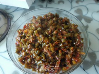 家常小菜辣炒酸豇豆的做法