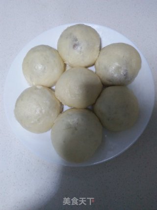 红豆馒头的做法
