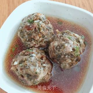 梅菜肉丸子的做法