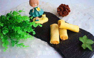果仁肉松千层卷的做法