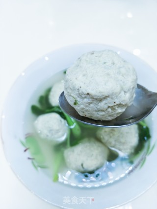 青菜肉圆汤的做法