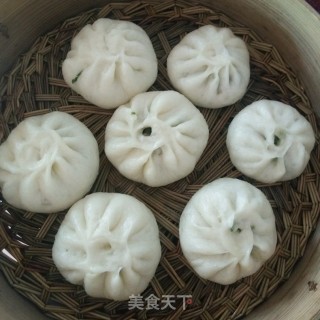 香干青菜包的做法