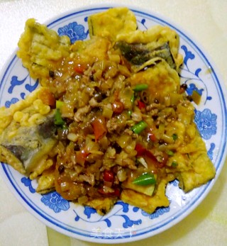 鱼香茄饼的做法