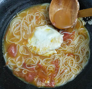 西红柿鸡蛋面的做法