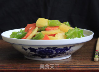 青椒土豆片的做法