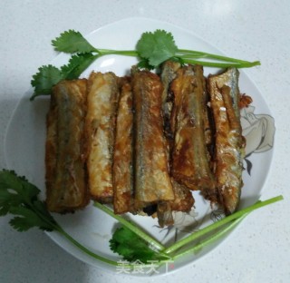 煎炸青条鱼的做法