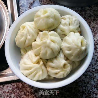青菜香菇包的做法