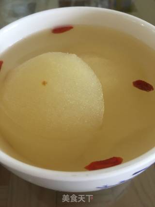 润肺止咳冰糖炖雪梨的做法