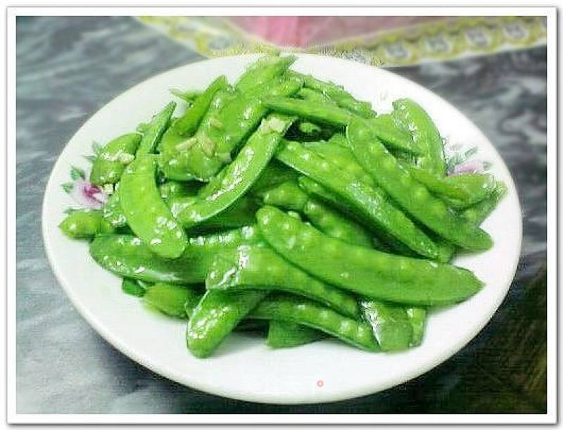 蒜茸荷兰豆的做法