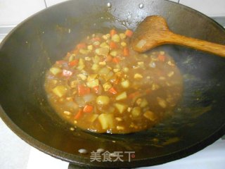咖喱鸡肉饭的做法步骤：6