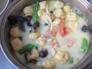 【冬季养生菜】—豆浆素补锅的做法步骤：5