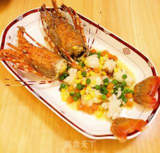 芝士黄油双味大龙虾的做法