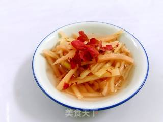 玫瑰酸甜姜丝的做法