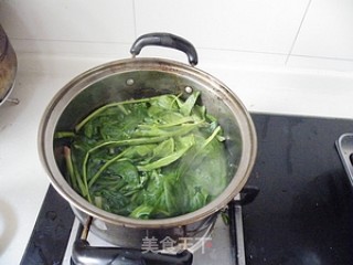 碧玉菠菜豆腐丸的做法步骤：5