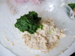 碧玉菠菜豆腐丸的做法步骤：9
