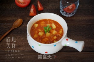 番茄土豆浓汤的做法