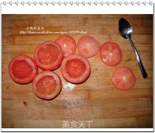 什菌酿番茄的做法步骤：5