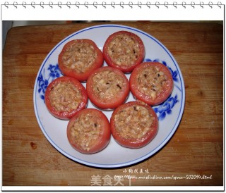 什菌酿番茄的做法步骤：6