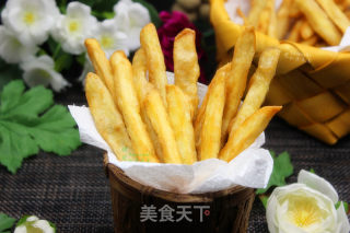 酥脆白薯条的做法