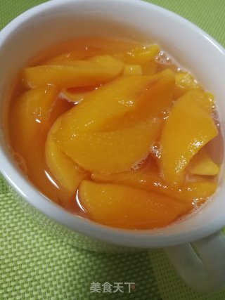 黄桃罐头的做法