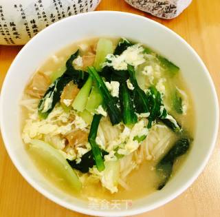 杂蔬热汤面的做法