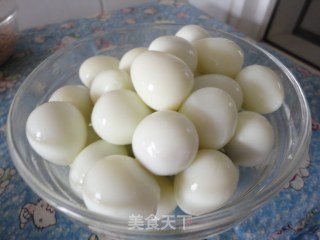 红烧鹌鹑蛋的做法步骤：2