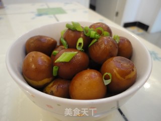 红烧鹌鹑蛋的做法步骤：4