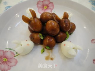 红烧鹌鹑蛋的做法步骤：6