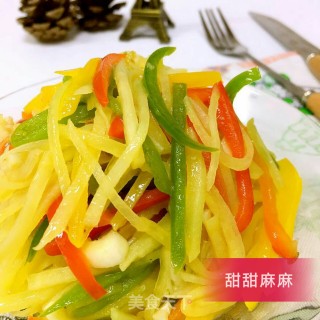 彩椒土豆丝的做法