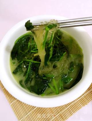 菠菜炖粉条的做法