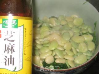 荠菜凉拌洋扁豆的做法步骤：6
