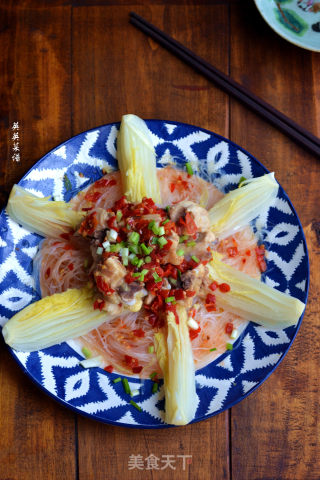 剁椒仔鸡娃娃菜的做法