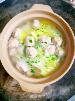 #秋季滋阴润肺#白菜肉圆汤