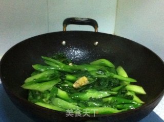姜炒芥兰的做法步骤：4