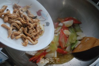 冬食山药正当时 ——【山药青笋炒鸡丝】的做法步骤：12