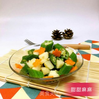 秋葵炒马蹄的做法
