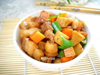 面筋烧肉的做法步骤：14
