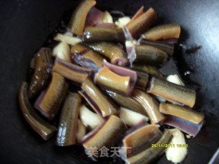 红烧鳝筒的做法步骤：3