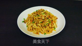 麻辣香葱炒面(小吃摊上的味道)