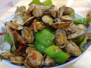爆炒花甲的做法