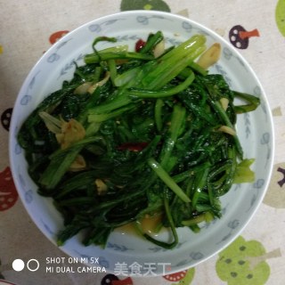 蒜茸油麦菜的做法