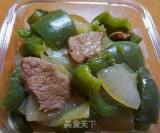 青椒肉片的做法