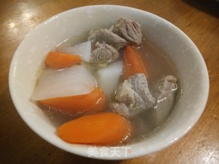 萝卜羊肉汤的做法