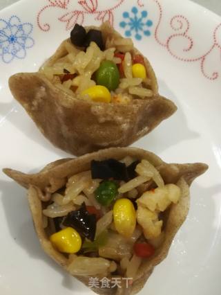 荞面虾仁烧麦的做法