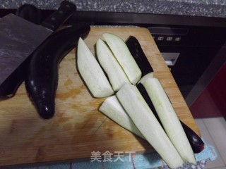 肉末蒸茄的做法步骤：3